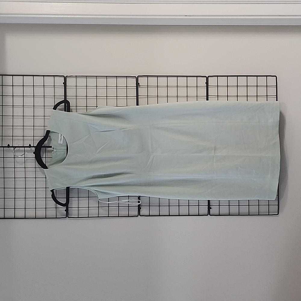 Pastel Green Calvin Klein Shift Dress
